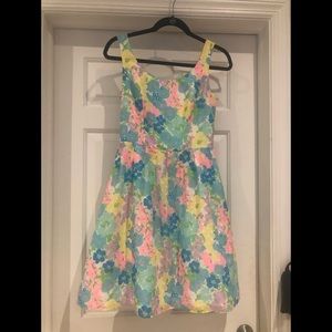 Lilly Pulitzer floral party dress